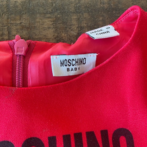 Moschino Baby Toy/Donut Red Dress -Size 2/92cm - Picture 3 of 3
